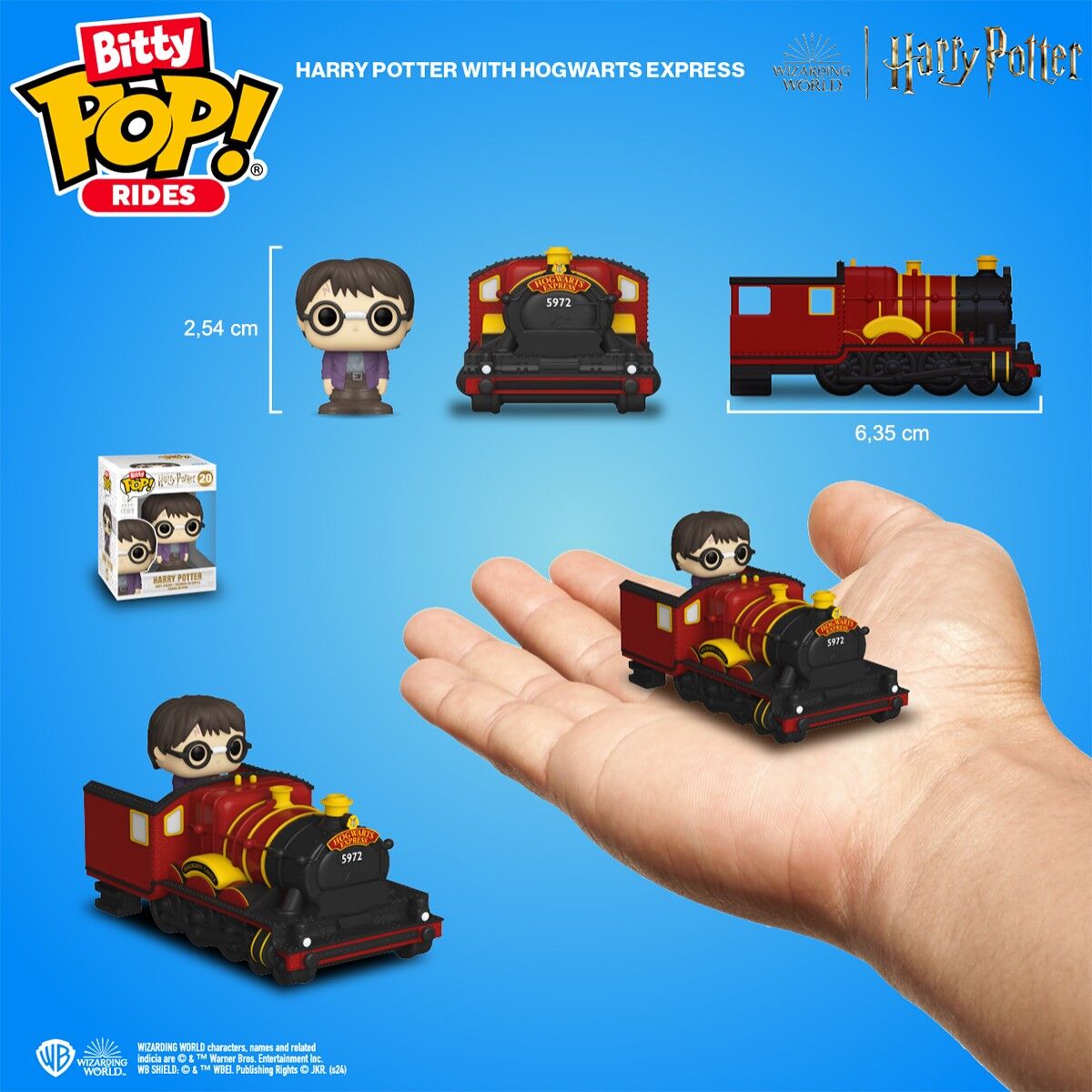 Набір фігурок BITTY POP! Ride серії "Гаррі Поттер" - ГАРРІ ПОТТЕР І ГОҐВОРТСЬКИЙ ЕКСПРЕС