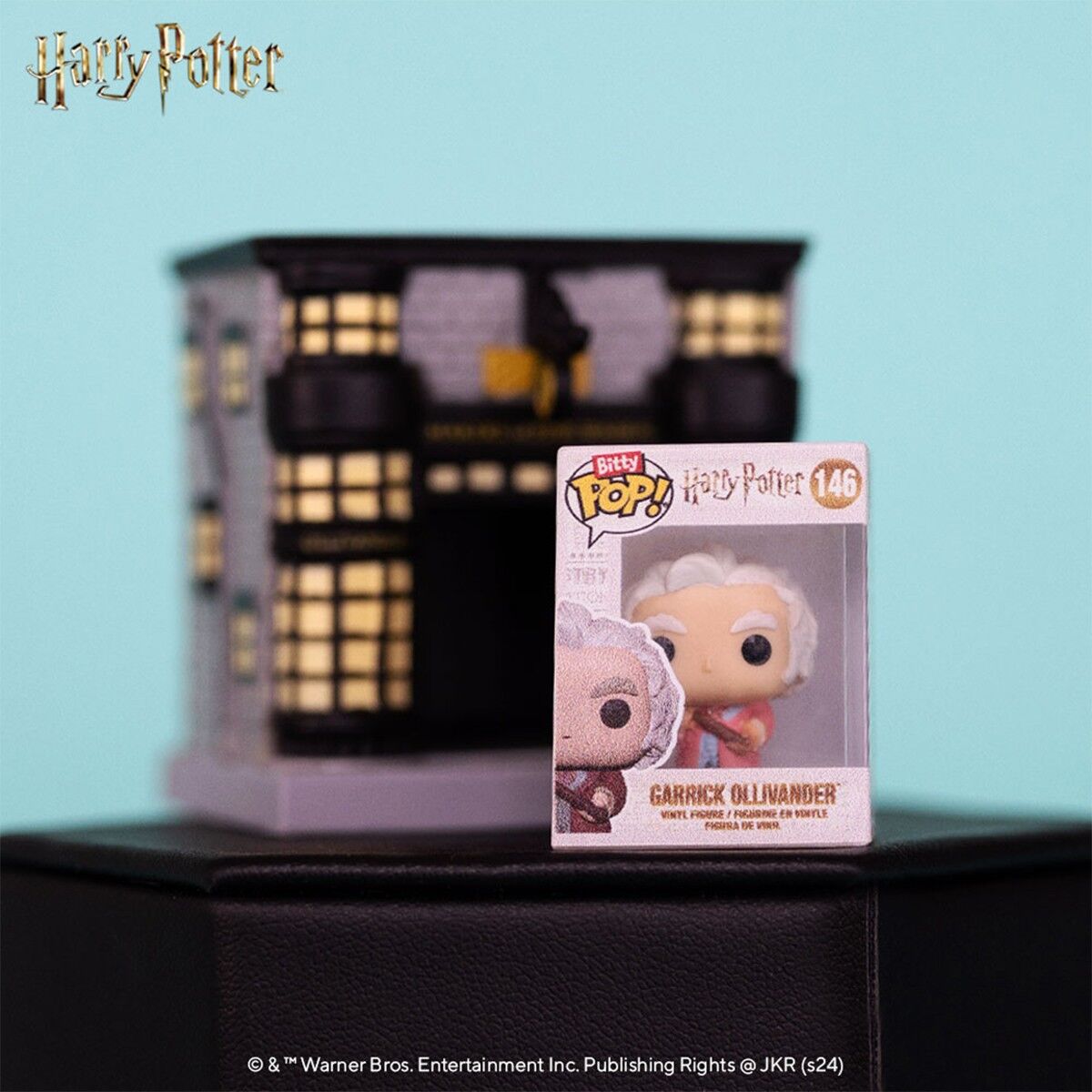 Набір фігурок BITTY POP! Town серії "Гаррі Поттер" - ОЛІВАНДЕР І КРАМНИЦЯ ЧАРІВНИХ ПАЛИЧОК