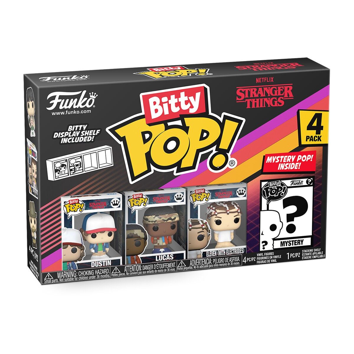 Набір ігрових фігурок BITTY POP! серії "Дивні дива" - ДАСТІН (4 фігурки в ас.)