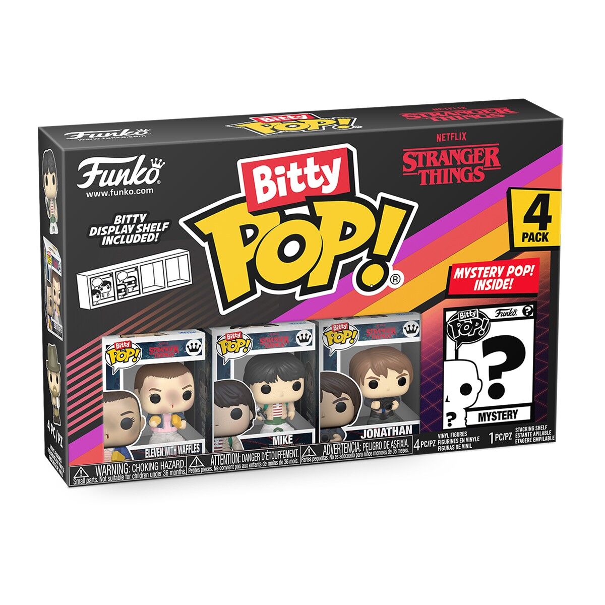 Набір ігрових фігурок BITTY POP! серії "Дивні дива" - ОДИНАДЦЯТЬ (4 фігурки в ас.)