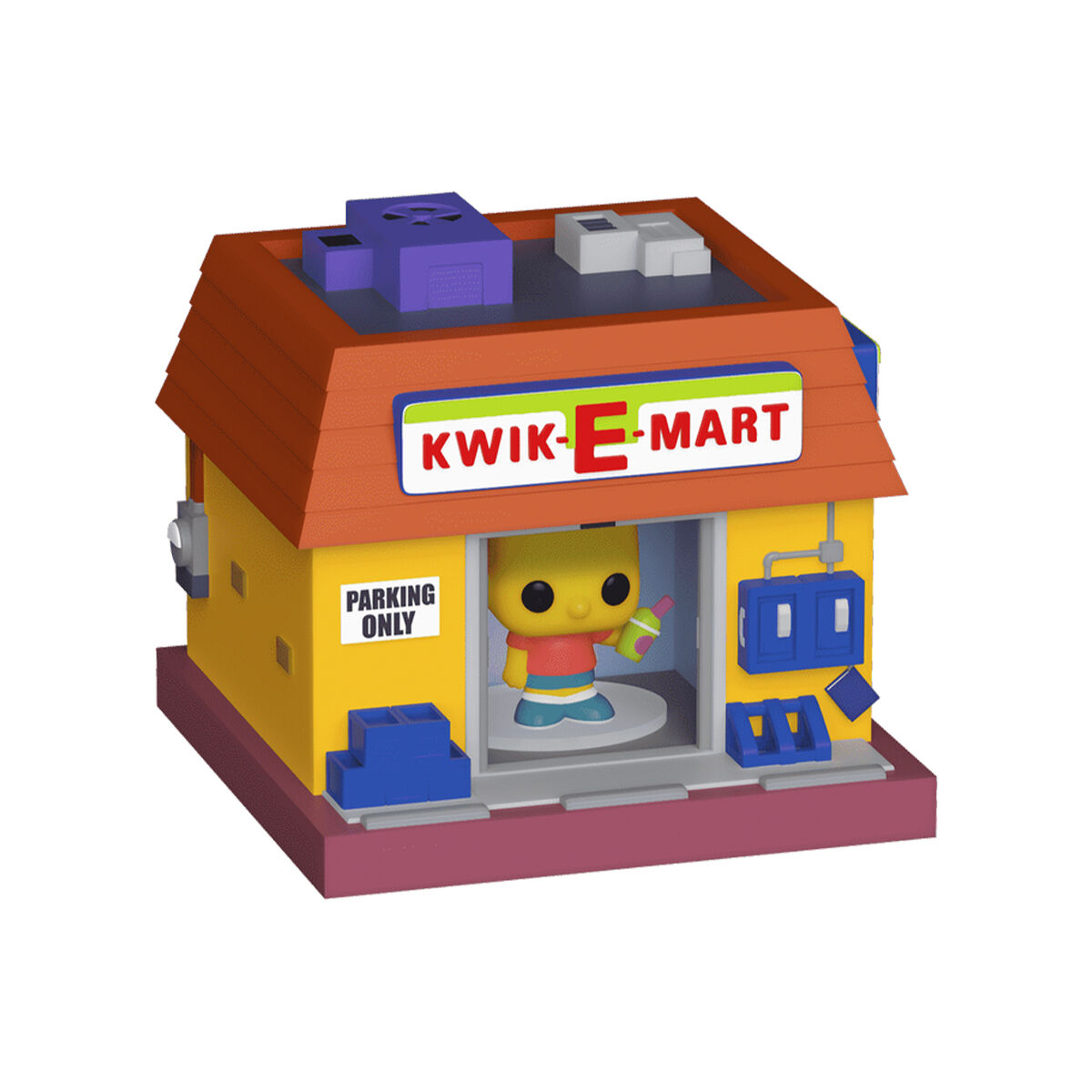 Набір фігурок BITTY POP! Town серії "Сімпсони" - БАРТ СІМПСОН І КВІКІ-МАРТ
