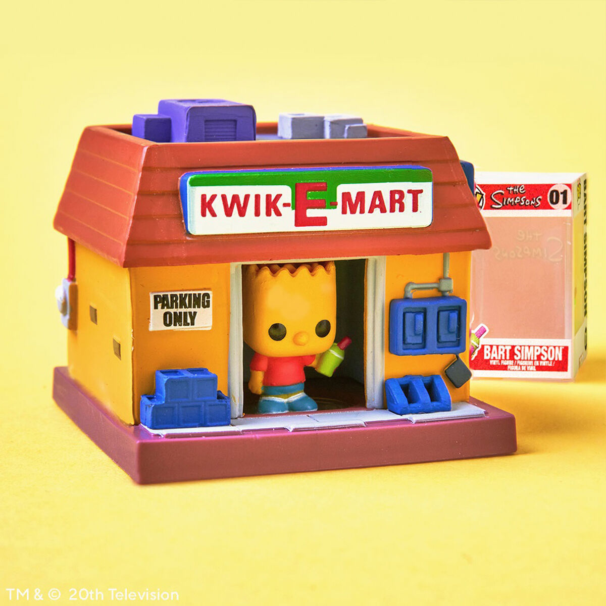 Набір фігурок BITTY POP! Town серії "Сімпсони" - БАРТ СІМПСОН І КВІКІ-МАРТ