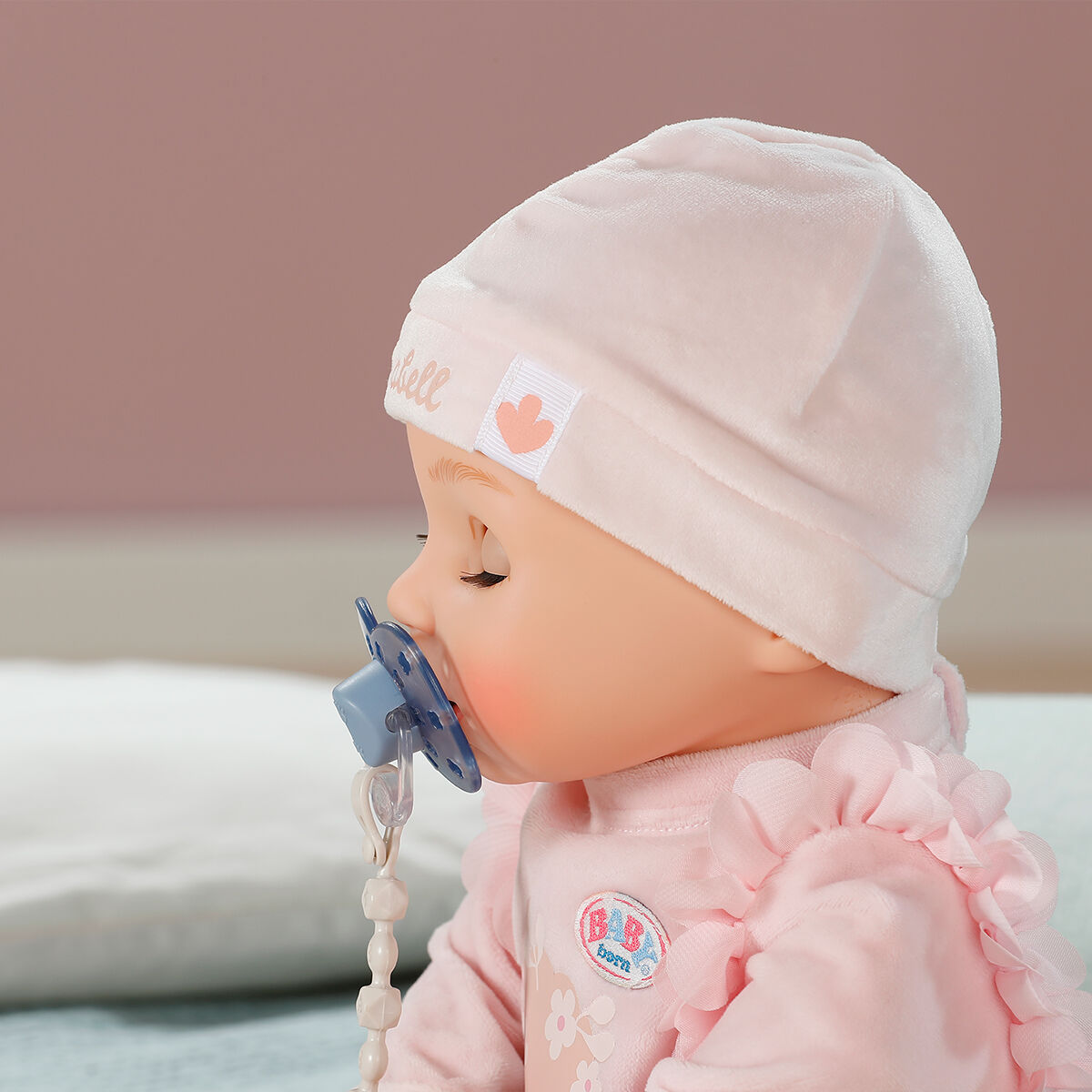 Пустушка для ляльки BABY BORN на кліпсі (блакитна)