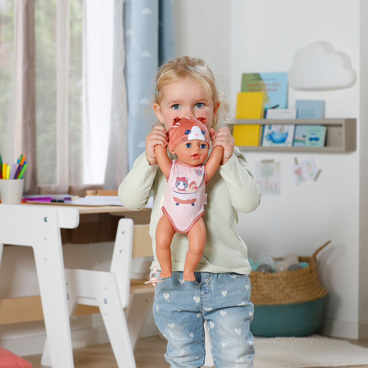 Лялька BABY BORN – ЛЕНА У КОСТЮМІ КОТИКА (36 см, з аксес.)