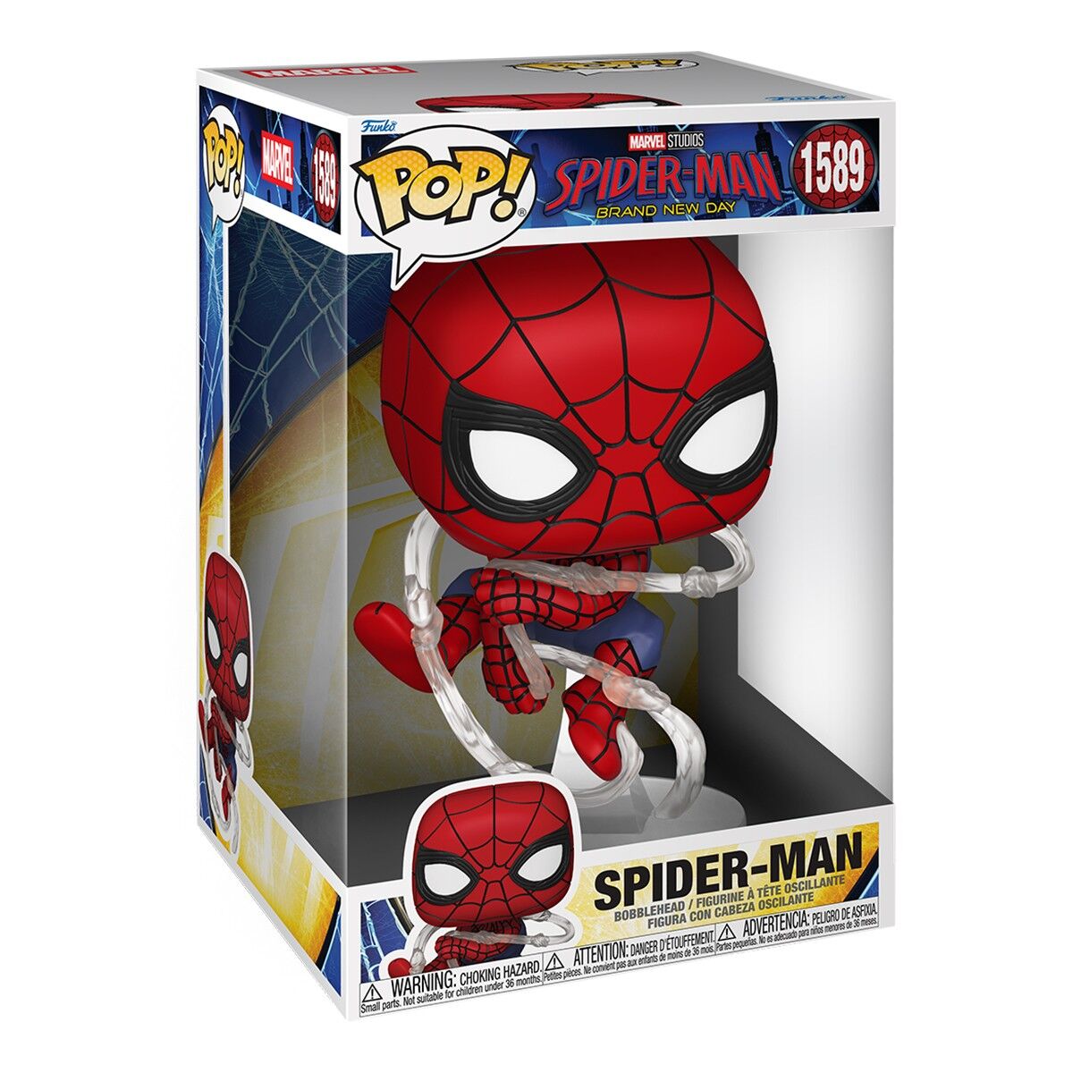 Ігрова фігурка FUNKO POP! серії "Людина-павук: Абсолютно новий день" - ЛЮДИНА-ПАВУК (25 см)