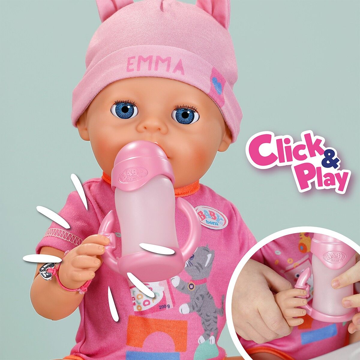 Лялька BABY BORN серії "Click and Play" – ЕММА (43 см, з аксес.)