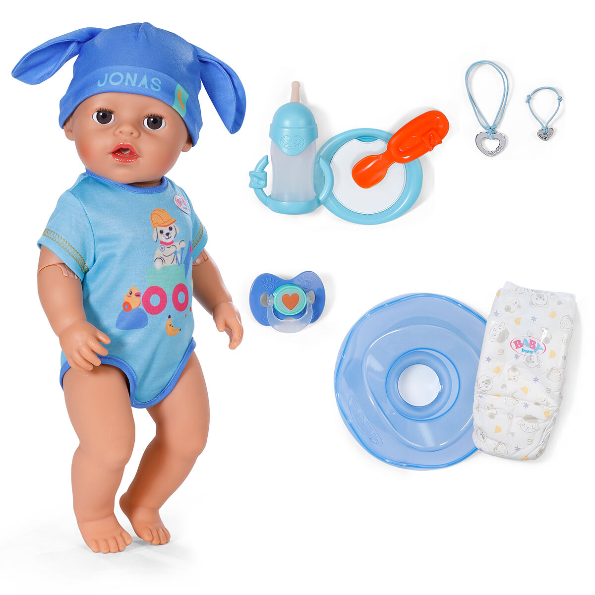 Лялька BABY BORN серії "Click and Play" – ДЖОНАС (43 см, з аксес.)