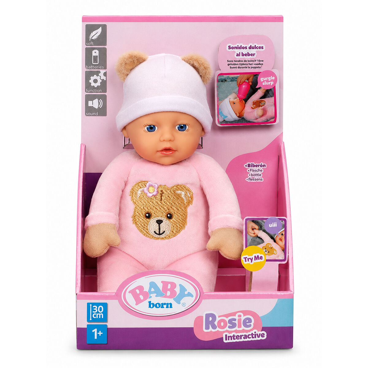 Інтерактивна лялька BABY BORN – РОЗІ (30 см)