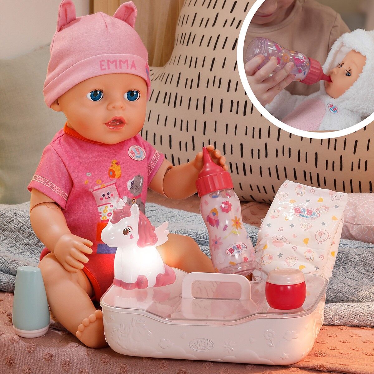 Набір аксесуарів для ляльки BABY BORN серії "Турбота єдинорога"