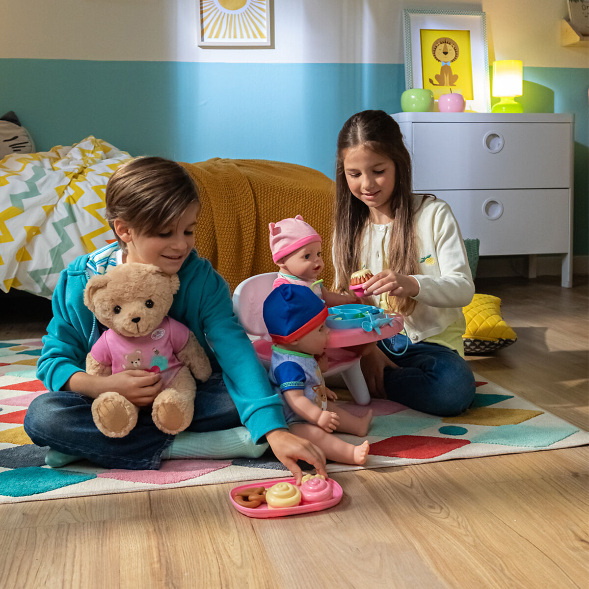 Інтерактивний столик для годування ляльки BABY BORN S2 – ЧАС ОБІДУ (світло, звук)
