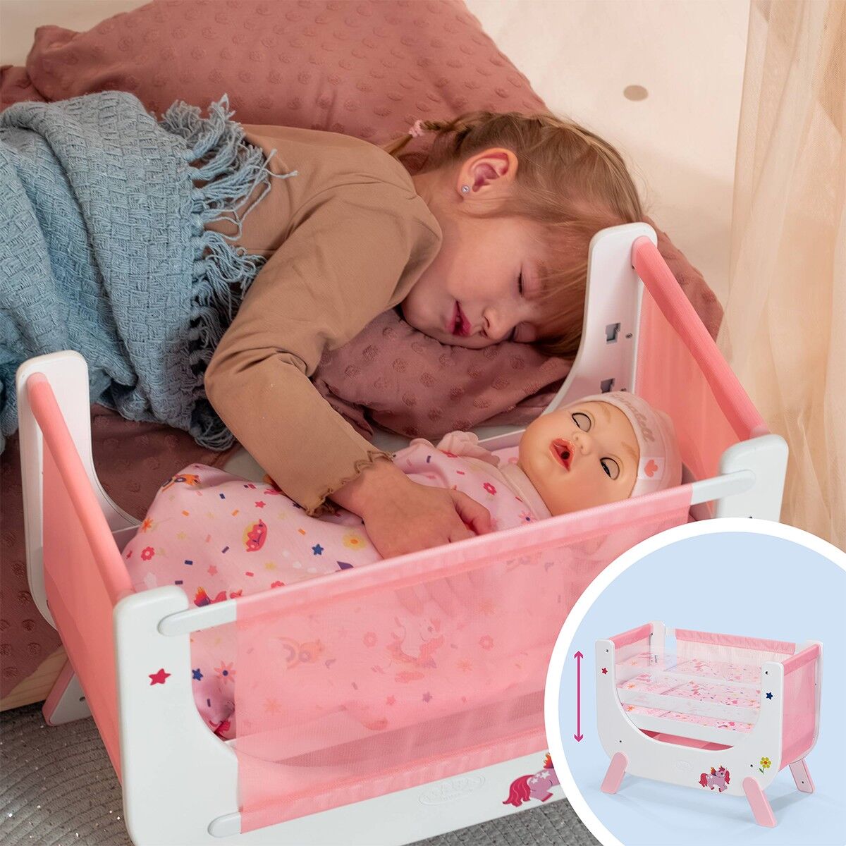 Ліжечко для ляльки BABY BORN – СНИ ЄДИНОРОГА
