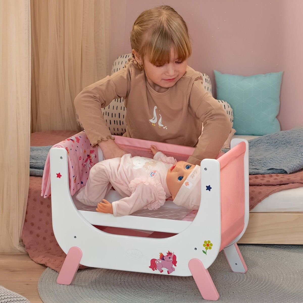 Ліжечко для ляльки BABY BORN – СНИ ЄДИНОРОГА