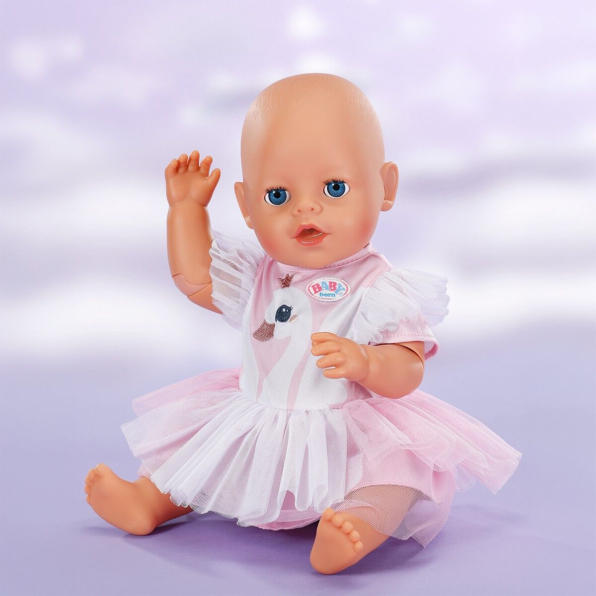 Одяг для ляльки BABY BORN – СУКНЯ З ЛЕБЕДЕМ (43 см)