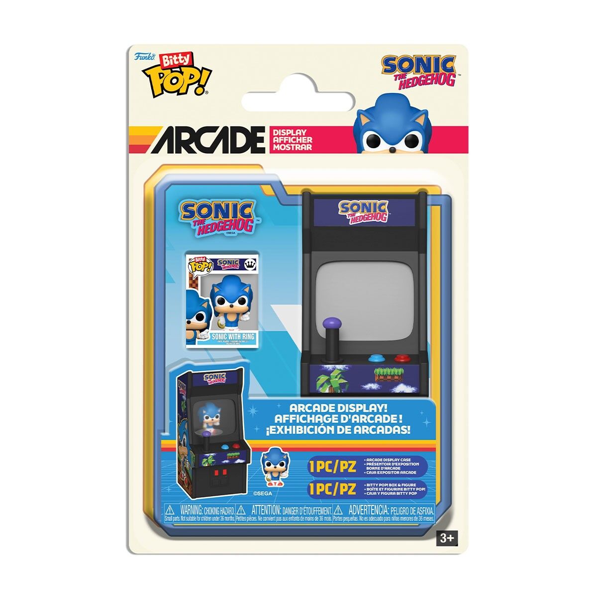 Ігровий набір BITTY POP! Arcade серії "Їжак Сонік" - ЇЖАК СОНІК