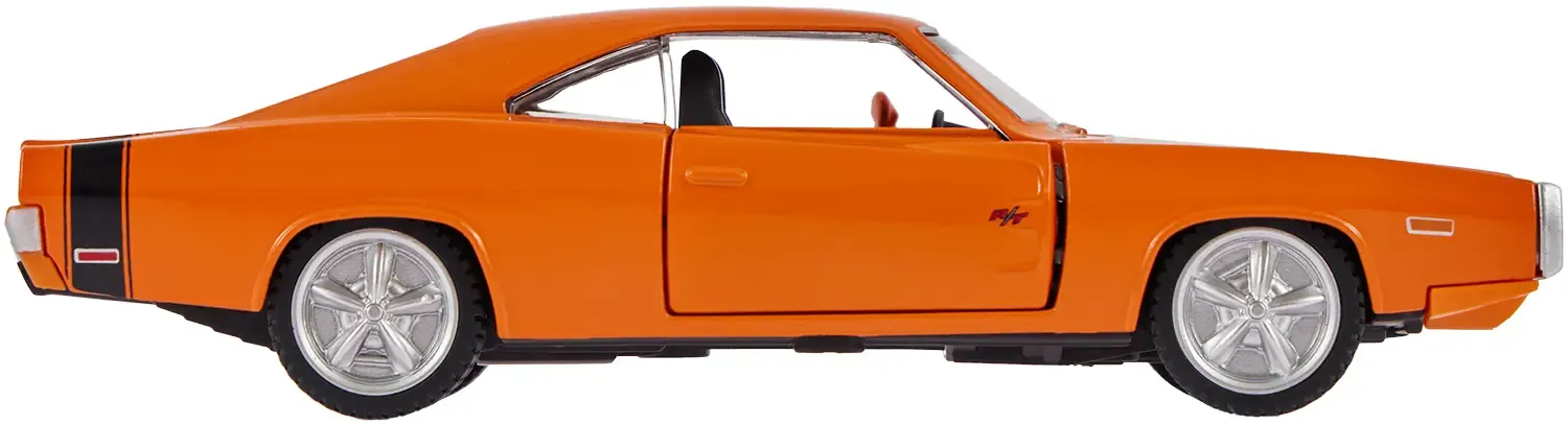 Машинка Rastar 1970 Dodge Charger R/T 1:36 Помаранчевий