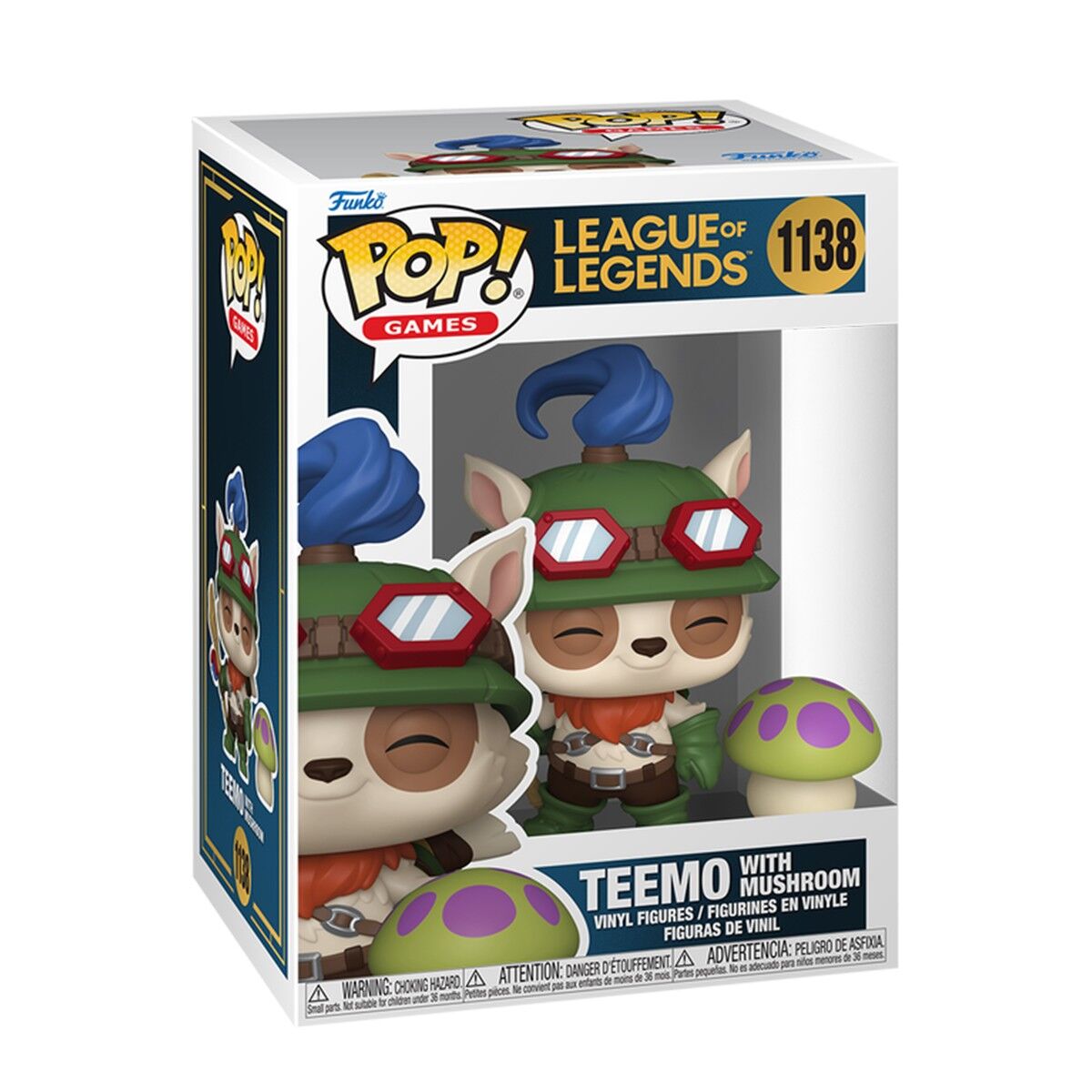 Набір ігрових фігурок FUNKO POP! серії "Ліга Легенд" - ТІМО З ОТРУЙНОЮ ПАСТКОЮ