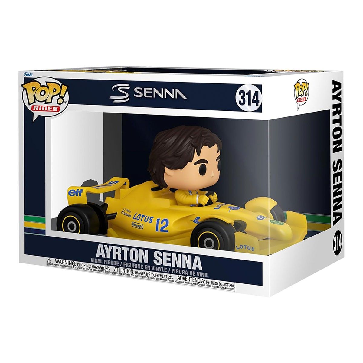 Ігрова фігурка FUNKO POP! серії "Формула-1" - АЙРТОН СЕННА У БОЛІДІ