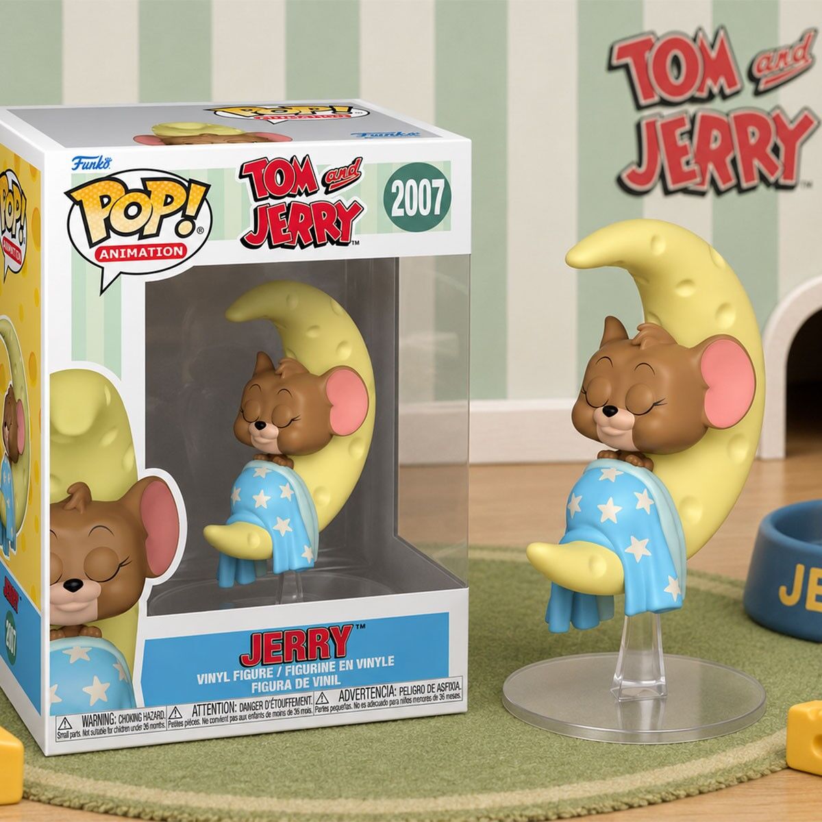 Ігрова фігурка FUNKO POP! серії "Том і Джеррі" S4 - ДЖЕРРІ НА СИРНОМУ МІСЯЦІ