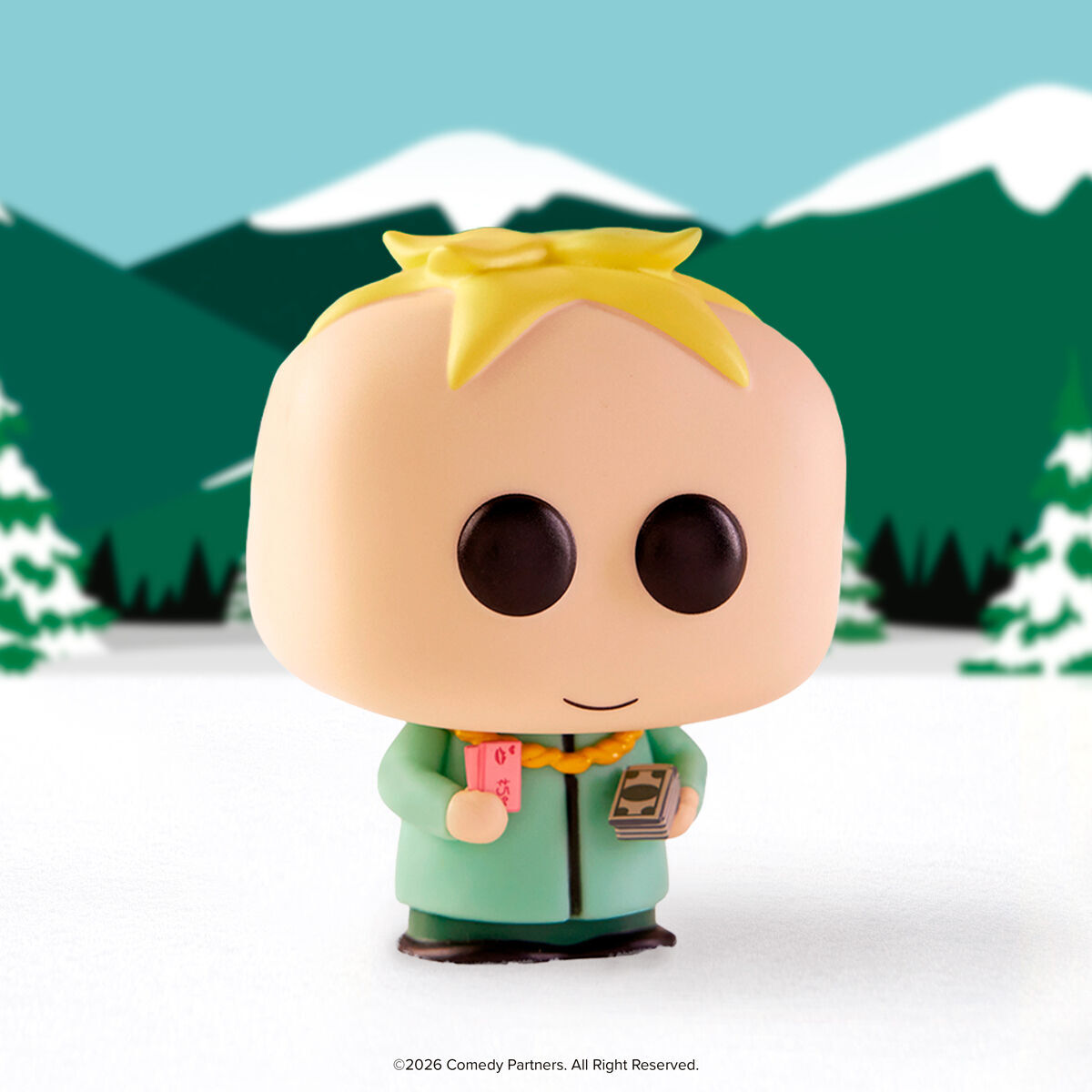 Ігрова фігурка FUNKO POP! серії "Південний парк" - БАТТЕРС СТОТЧ (КОМПАНІЯ ПОЦІЛУНКІВ)