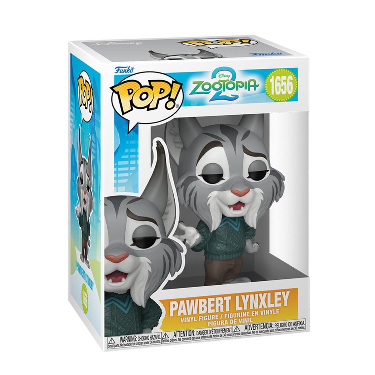 Ігрова фігурка FUNKO POP! серії "Зоотрополіс 2" - ПАЗУРОБЕРТ РИСЬЛІ