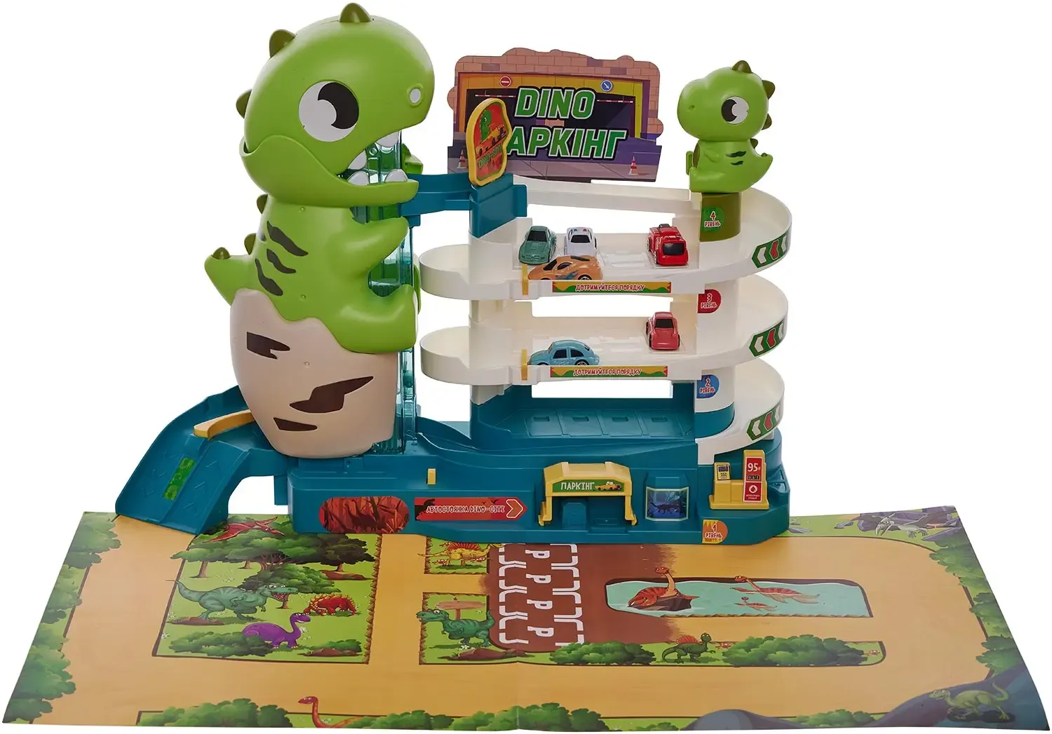 Ігровий набір ZIPP Toys Dino паркінг електричний