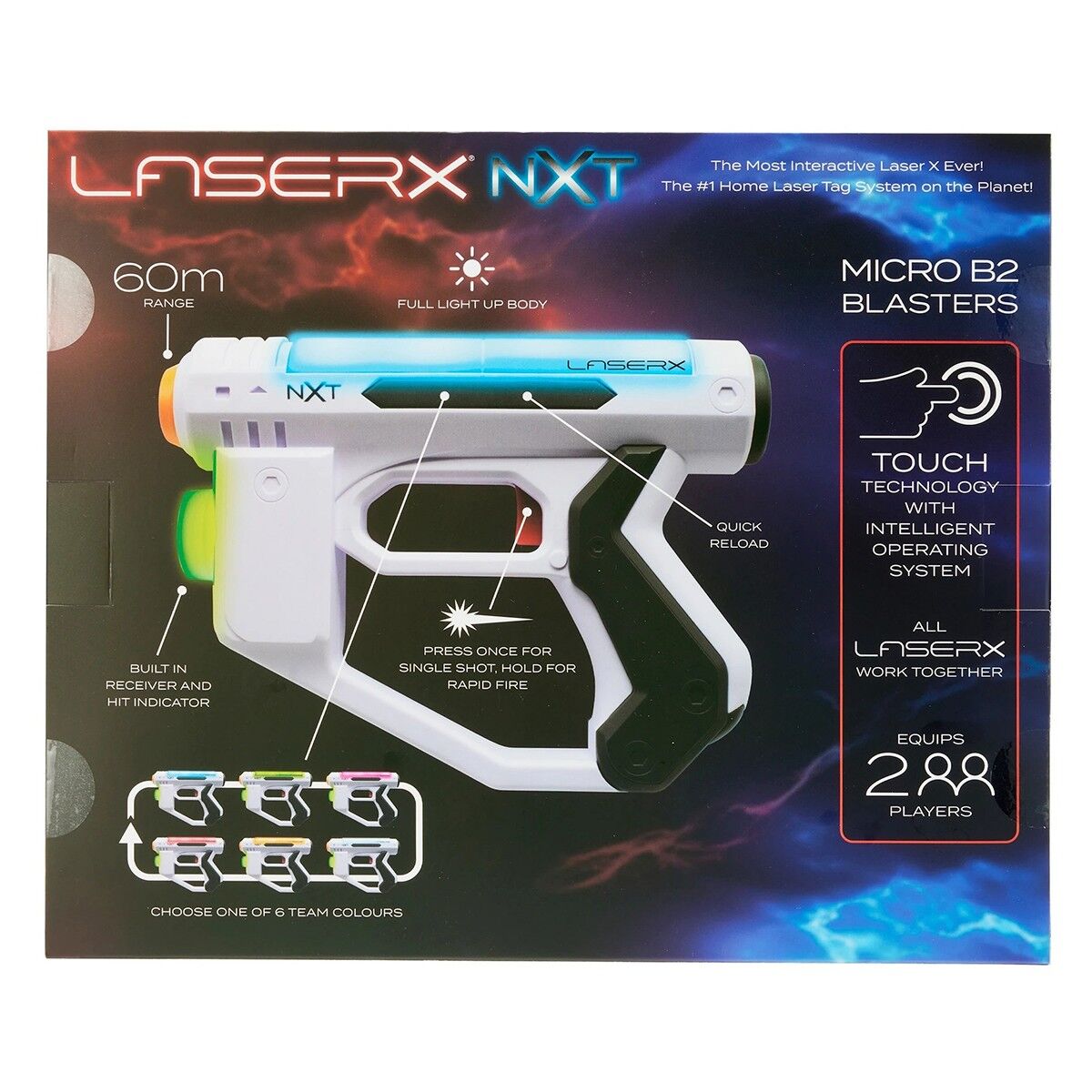 Набір для лазерних боїв – LASER X NXT MICRO ДЛЯ ДВОХ ГРАВЦІВ