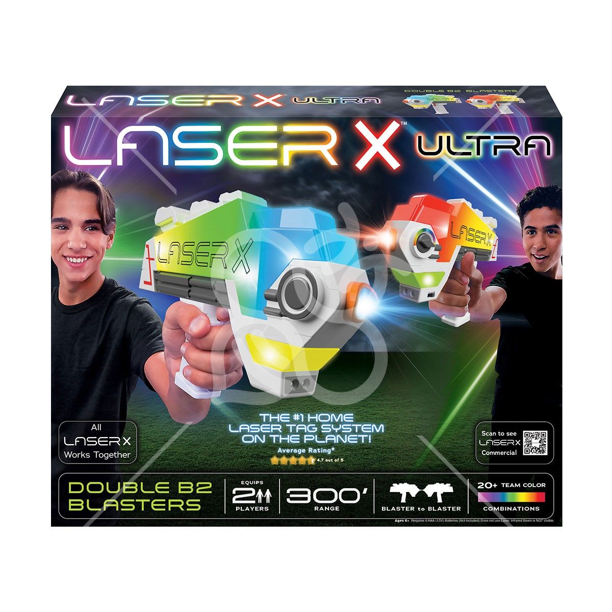 Ігровий набір для лазерних боїв - LASER X ULTRA ДЛЯ ДВОХ ГРАВЦІВ