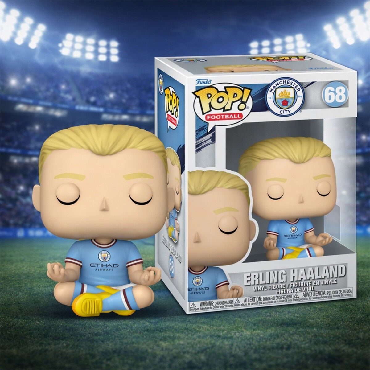 Ігрова фігурка FUNKO POP! серії "Футбол: Манчестер Сити" - ЕРЛІНГ ГОЛАНД