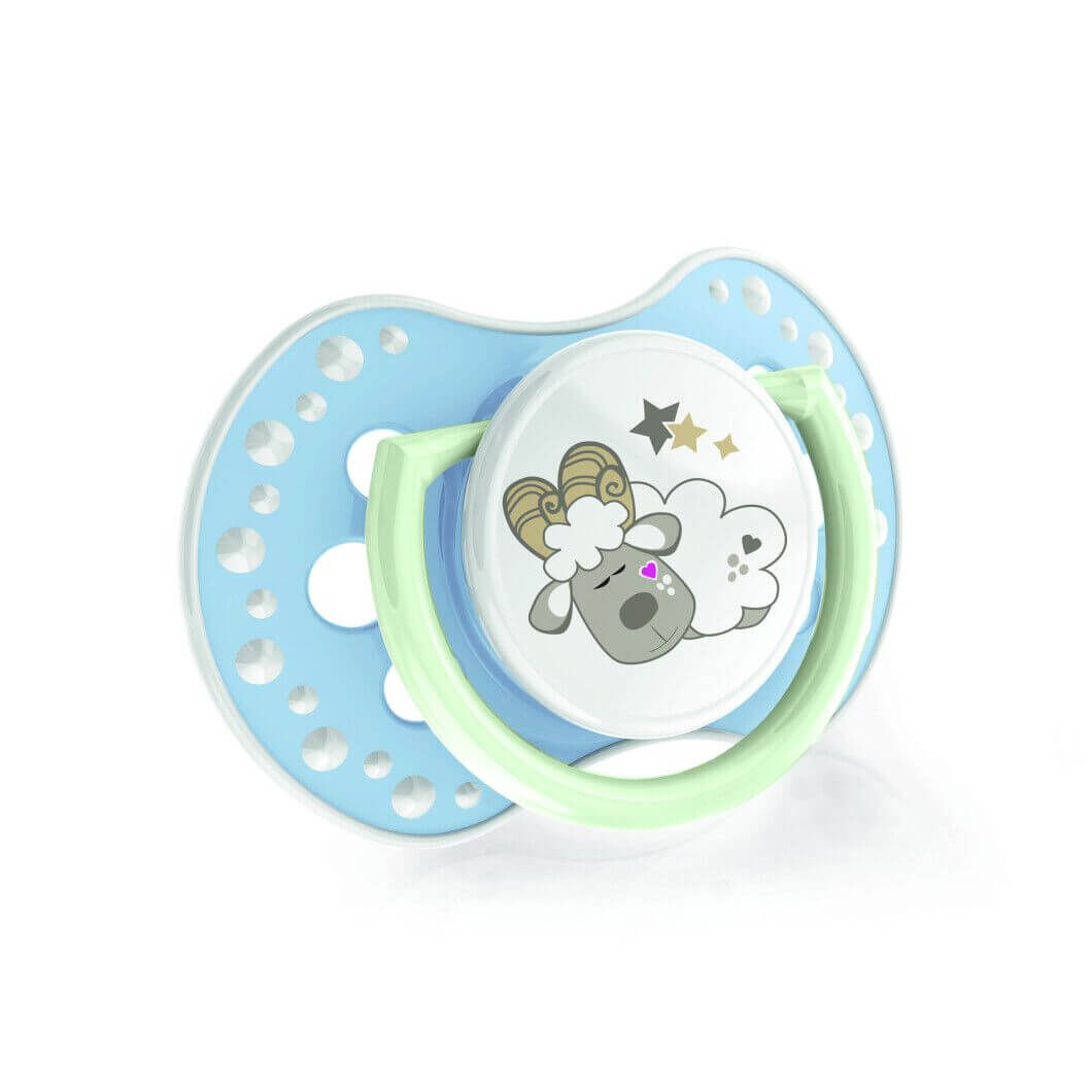 Силіконова динамічна пустушка Lovi Night Day Boy Lamb (22 / 809boy_L)