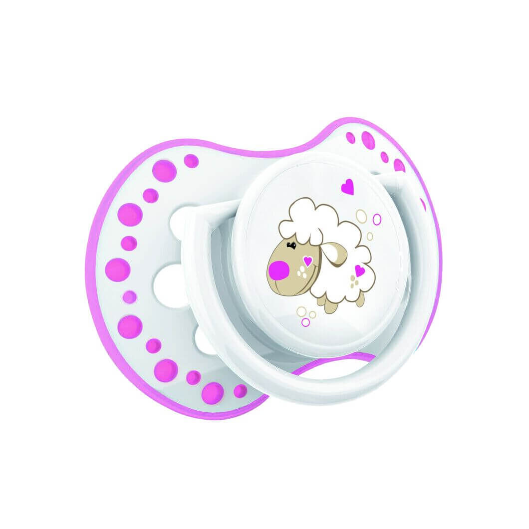 Силіконова динамічна пустушка Lovi Night Day Girl Lamb (22 / 810girl_L)