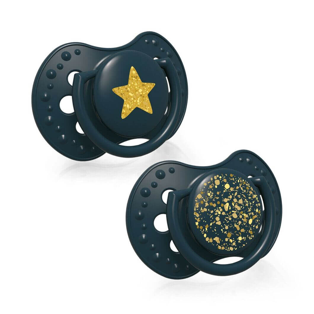Пустушка Lovi Силіконова динамічна Hey Stardust зелена (22 / 892_green)