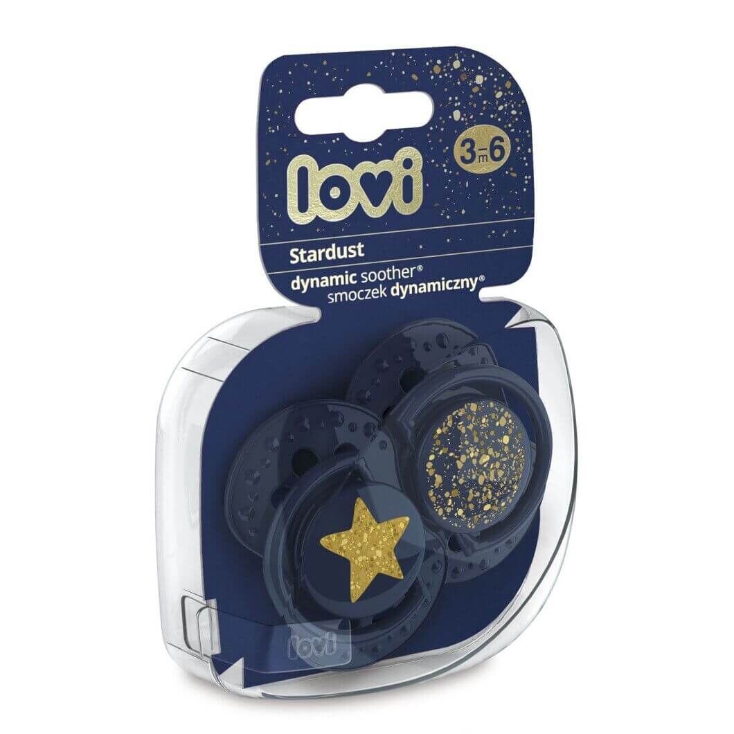 Пустушка Lovi Силіконова динамічна Hey Stardust синя (22 / 892_blue)