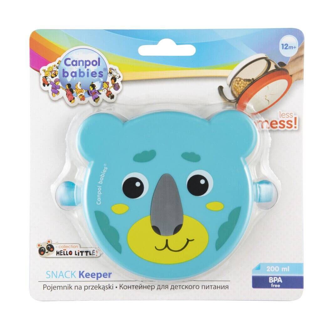 Контейнер для їжі Canpol Babies HELLO LITTLE бірюзовий (51/008_tur)