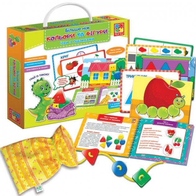 Гра настільна Vladi Toys "Більше, ніж Кольори і фігури" (VT2801-20)