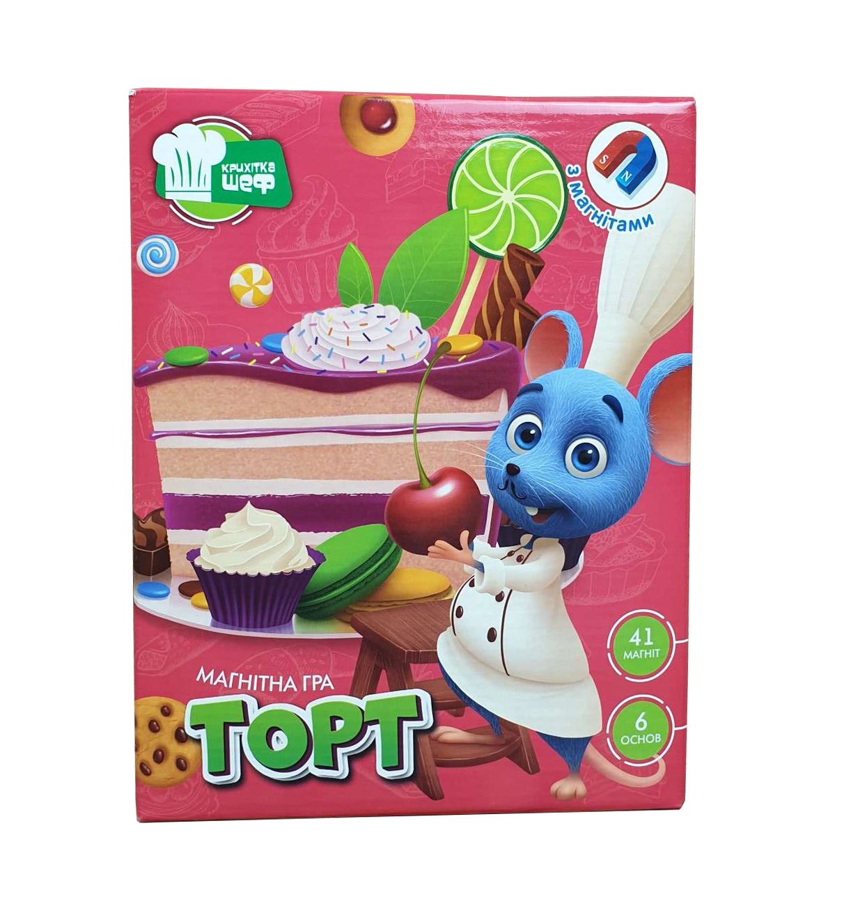 Дитяча настільна гра Vladi Toys Смаколики "Торт" (укр)