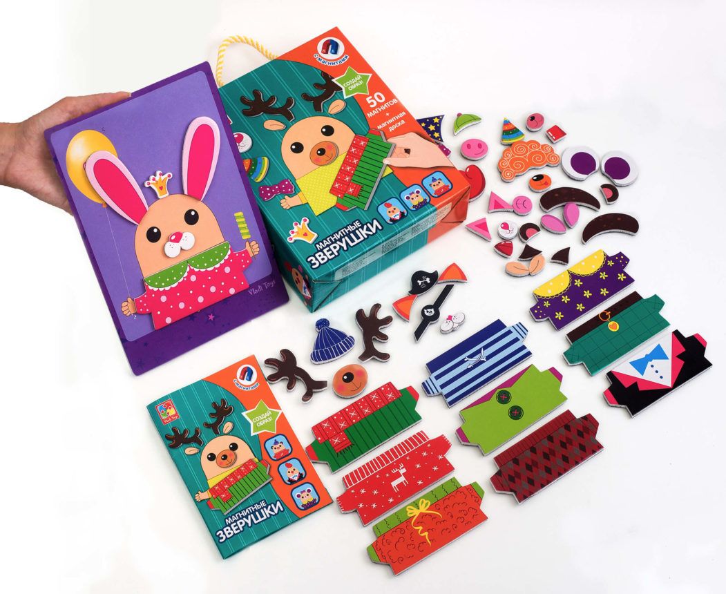 Магнітна гра Vladi Toys Звірятка українською (VT3702-16)