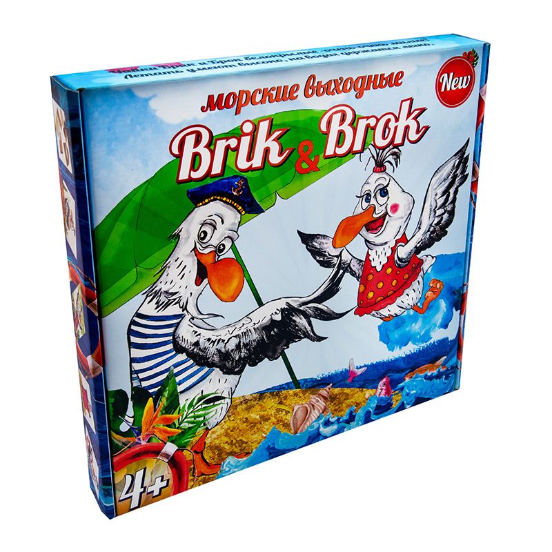 Настільна гра Strateg Морські вихідні Brik and Brok (30202) - рос.мова