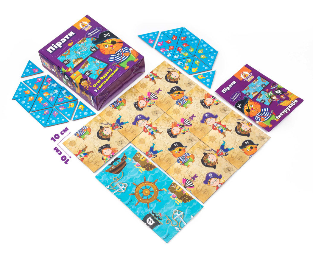 Настільна гра Vladi Toys Crazy Ko Ko Головоломка Пірати українською (VT8055-11)