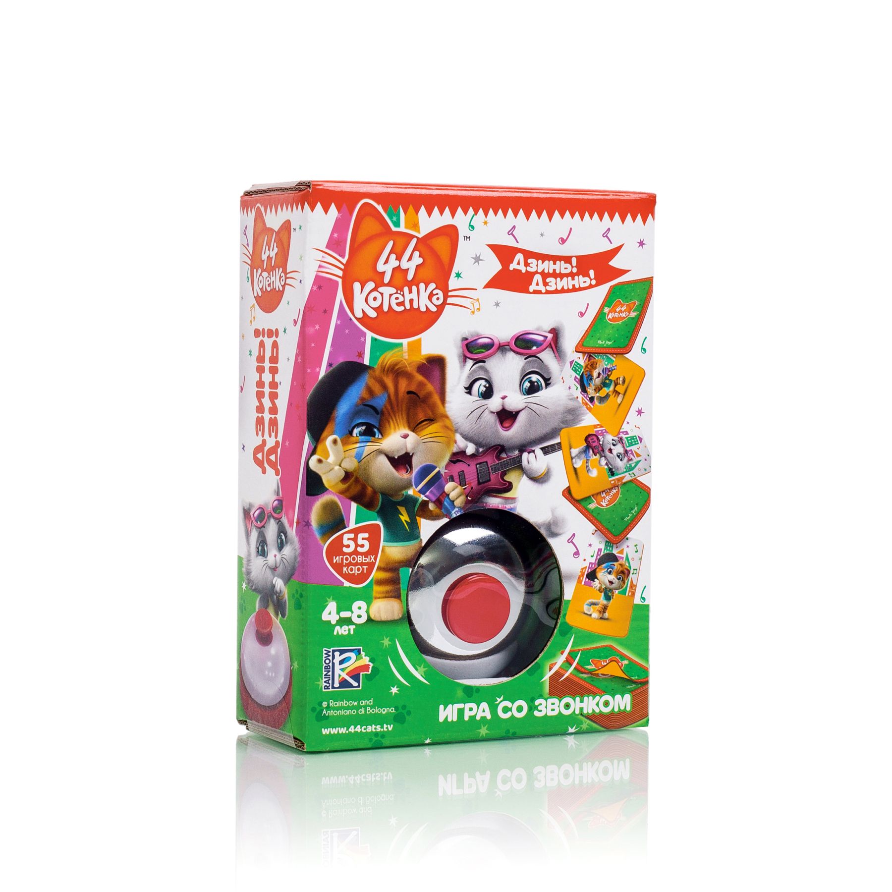 Настільна гра з дзвінком Vladi Toys 44 Кота Дзинь Дзинь (VT8010-08)