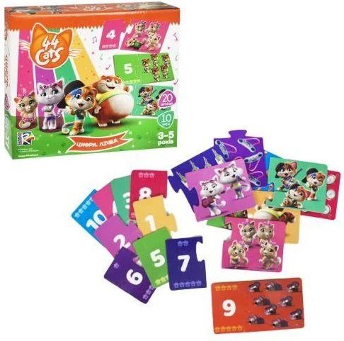 Розвиваюча гра Vladi Toys 44 Кота Цифри Рахунок VT5202-15 (укр)