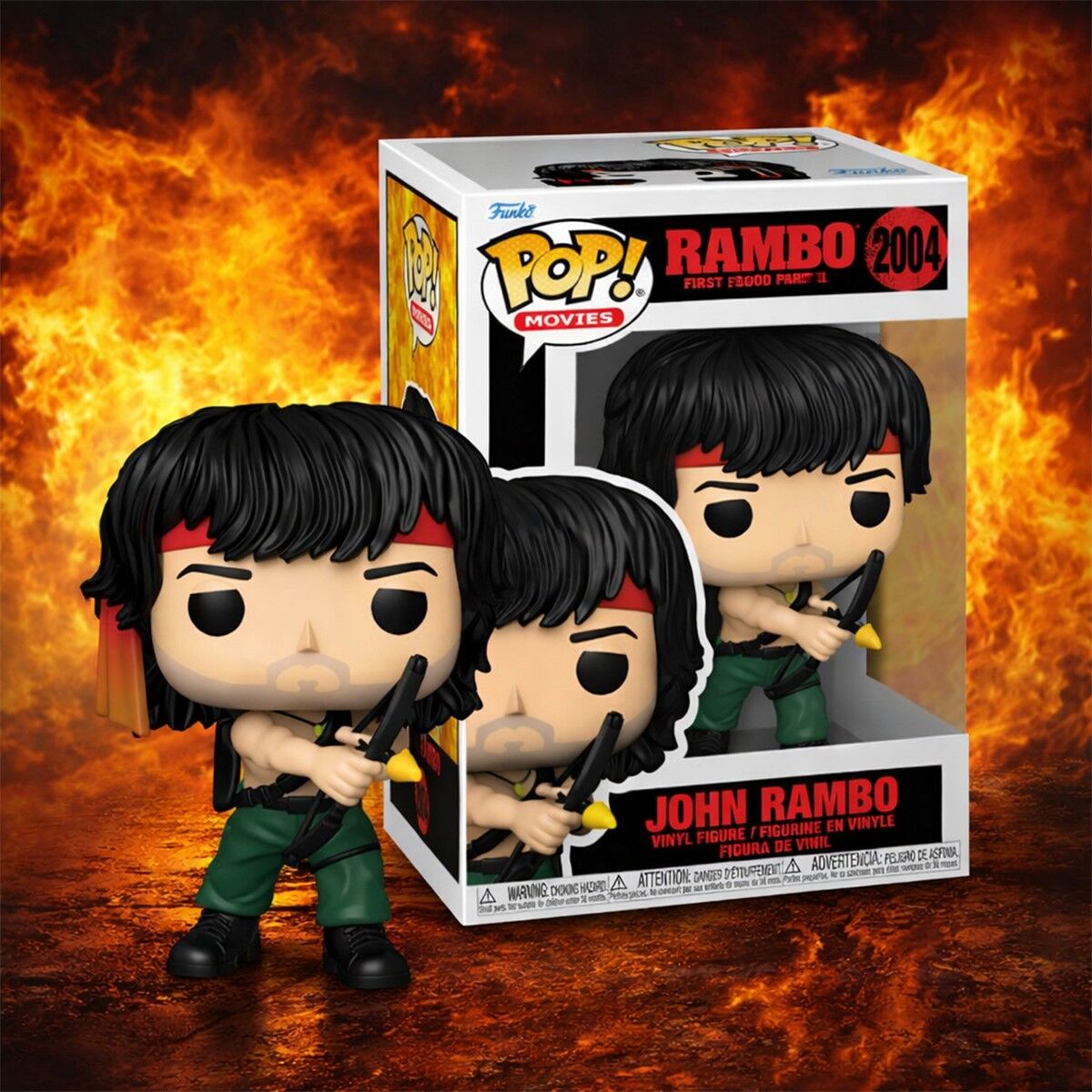 Ігрова фігурка FUNKO POP! серії "Рембо 2" - ДЖОН РЕМБО З ЛУКОМ