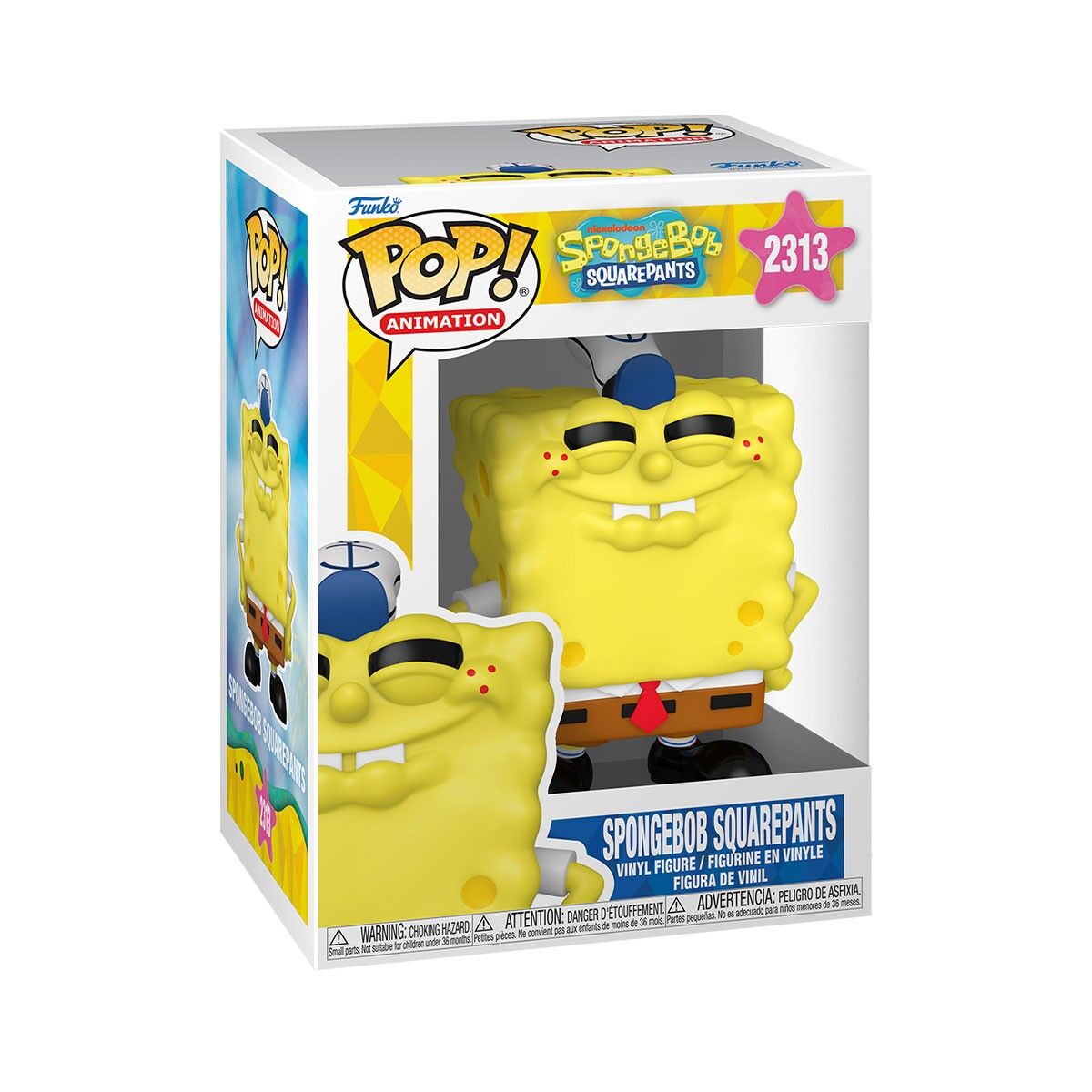 Ігрова фігурка FUNKO POP! серії "Губка Боб Квадратні Штани" - ГУБКА БОБ (ПОСМІХАЄТЬСЯ)