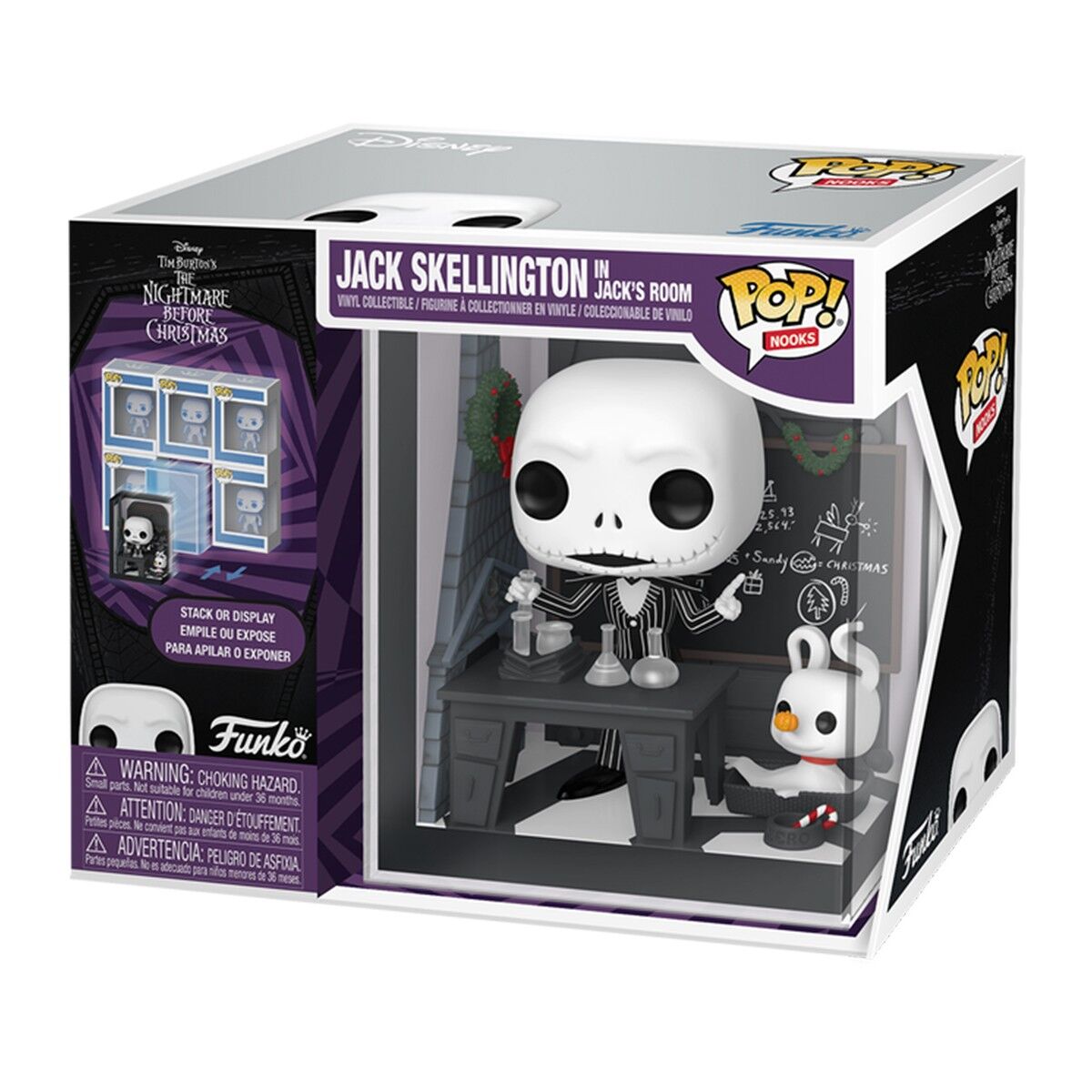 Ігрова фігурка FUNKO POP! NOOKS серії "Жах перед Різдвом " - КІМНАТА ДЖЕКА СКЕЛЛІНГТОНА