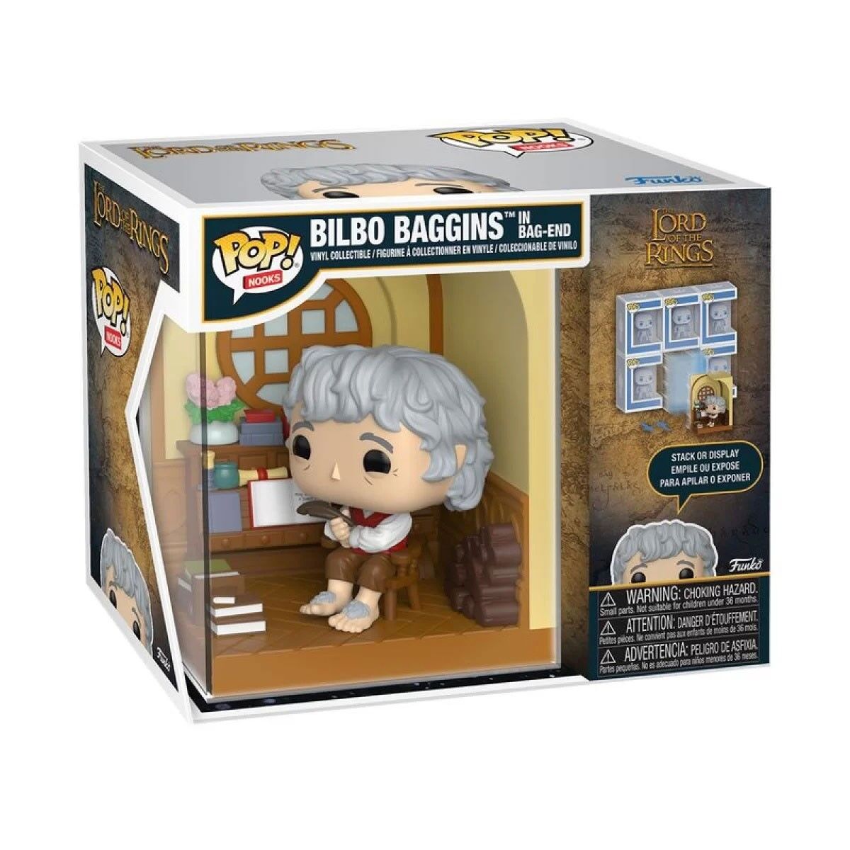 Ігрова фігурка FUNKO POP! Nooks серії "Володар перснів" - БІЛЬБО ТОРБИН У ТОРБИНОМУ КУТІ