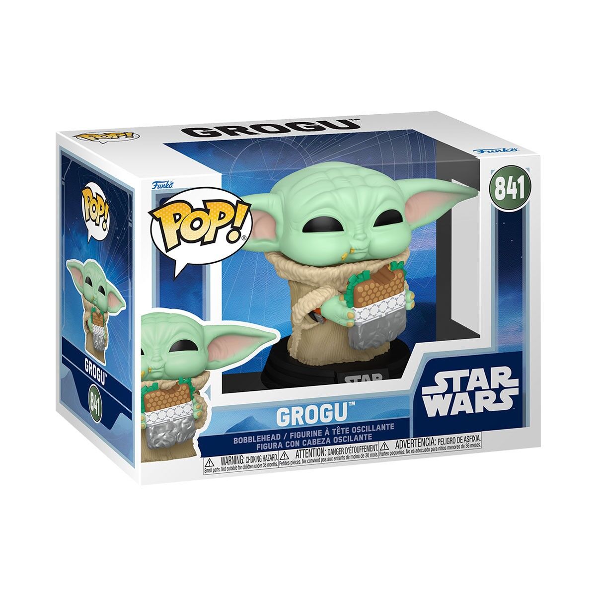 Ігрова фігурка FUNKO POP! серії "Мандалорець і Ґроґу" - ҐРОҐУ ІЗ СЕНДВІЧЕМ
