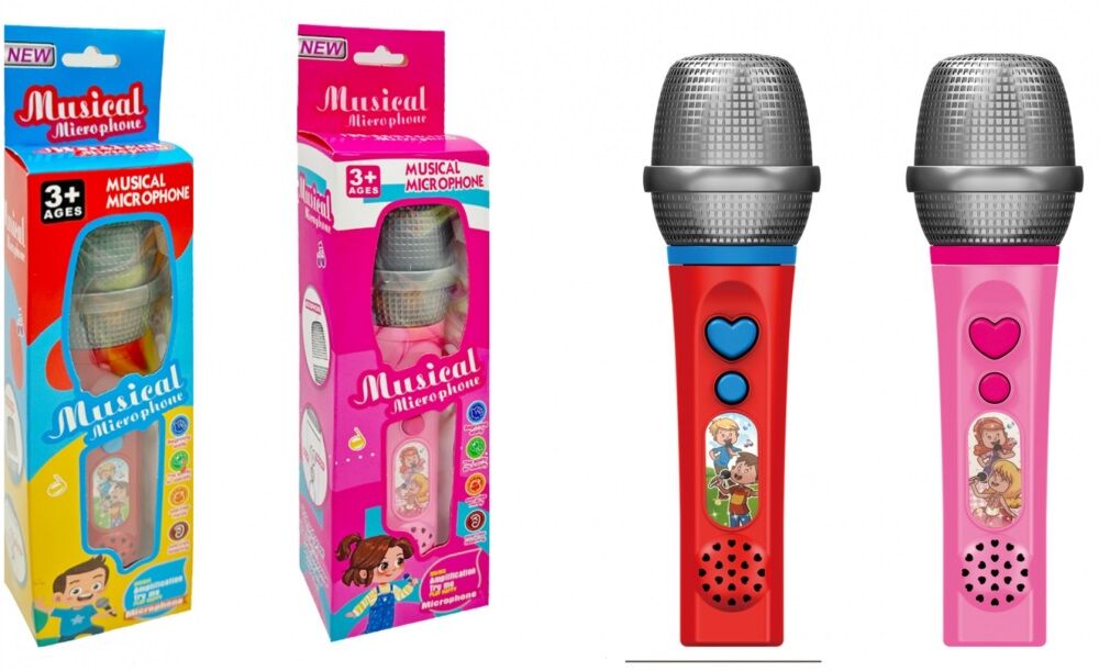 Мікрофон дитячий, інтерактивний, музика MIC 996