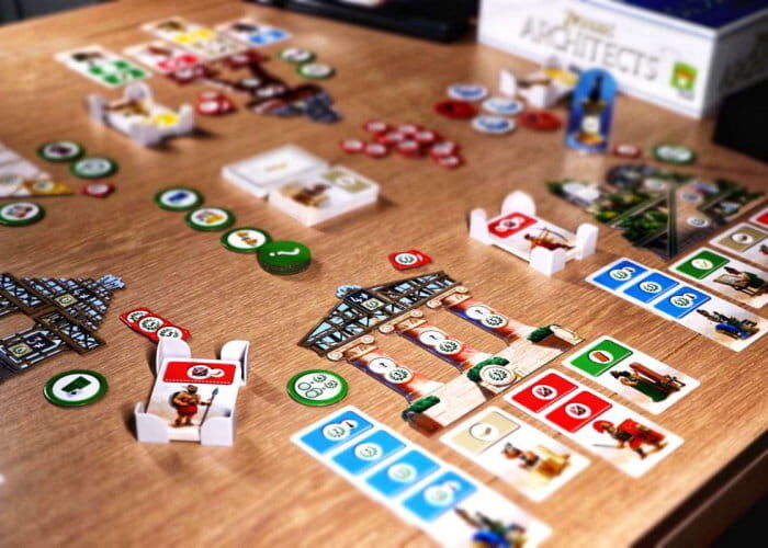 Настільна гра Repos Production 7 Чудес. Архітектори (7 Wonders: Architects) (франц.) + QR-код на укр. правила (ARC-FR01)