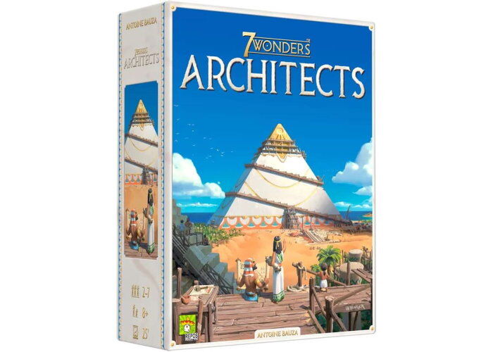 Настільна гра Repos Production 7 Чудес. Архітектори (7 Wonders: Architects) (франц.) + QR-код на укр. правила (ARC-FR01)