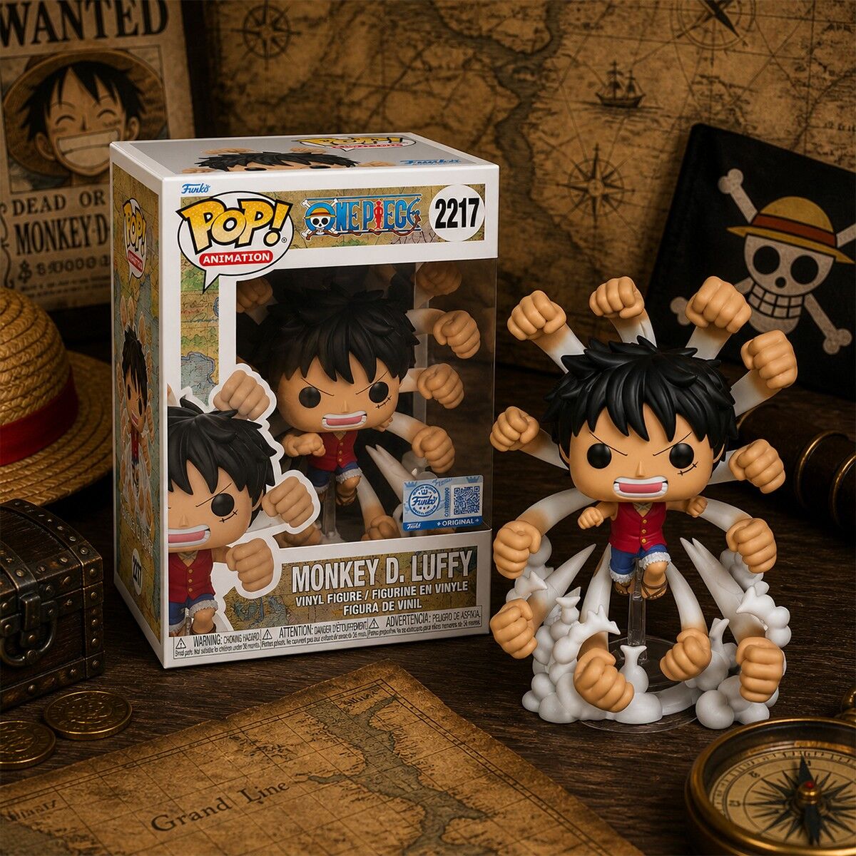 Ігрова фігурка FUNKO POP! серії "Великий куш" - ЛУФФІ (Гому Гому но Кулемет Гатлінга)