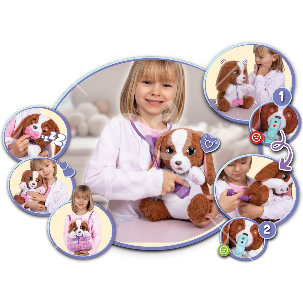 Інтерактивний ігровий набір BABY PAWS – ЦУЦЕНЯ У ВЕТЕРИНАРА (з аксес.)